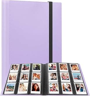 432 Pockets Photo Album for Fujifilm Instax Mini Camera, Polaroid Mini Camera, for Fujifilm Instax 12 11 9 40 99 90 8 7S Evo LiPlay Instant Cameras, 2x3 Inch Instax Photo Album, Purple