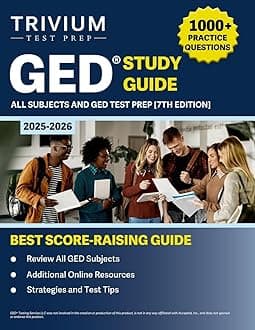 GED Study Guide 2025-2026 All Subjects: 1000+ Practice Questions and GED Test Prep [7th Edition] Paperback – 11 January 2025