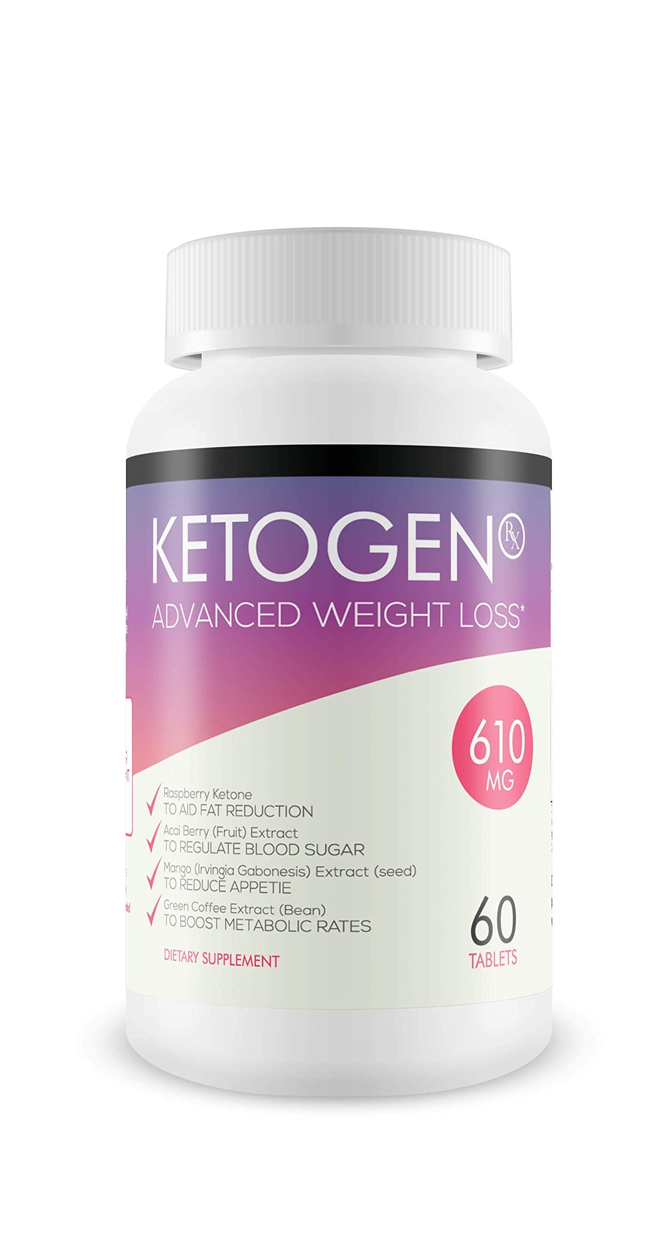 Ketogen RX - Advanced Weight Loss - Burn Fat Not Carbs - Keto Diet Supplement for Natural Weight Loss - 30 Day Supply