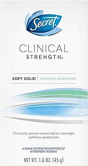 Clinical Strength Soft Solid Sensitive Unscented Deodorant, 1.6 oz