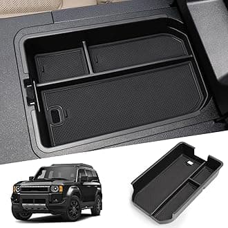 Center Console Organizer Compatible with Toyota Land Cruiser 250 Prado J250 LC250 2024 2025 Accessories Interior ABS Armrest Storage Box Tray Organizer Insert (Not Fit Cool Box)