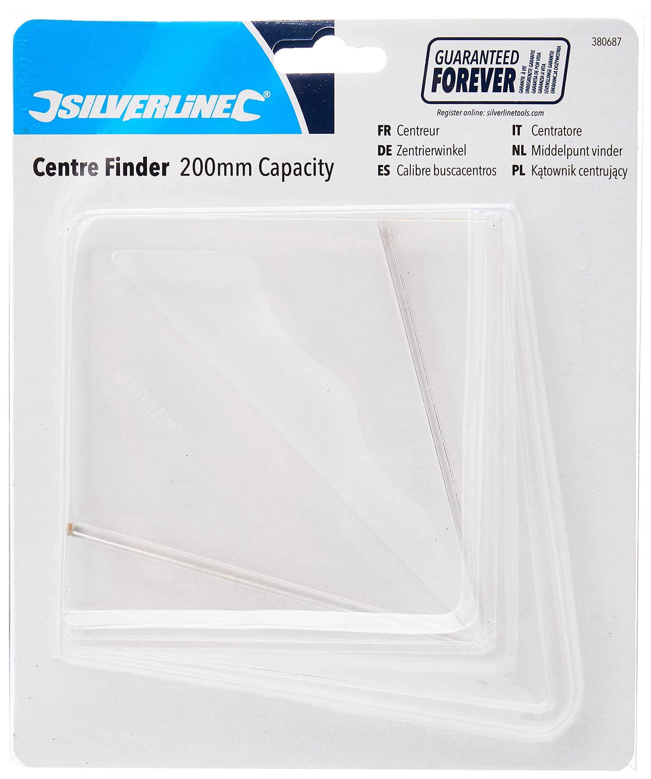 Silverline Centre Finder 200mm Capacity (380687)