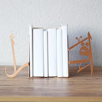 Handmadeworksshop IWA Concept | IQRA Arabic Metal Bookend | Home Decor or Islamic Decor for Table or Shelves | Home Decorations for Ramadan Gifts | Eid Decorations | (Copper)