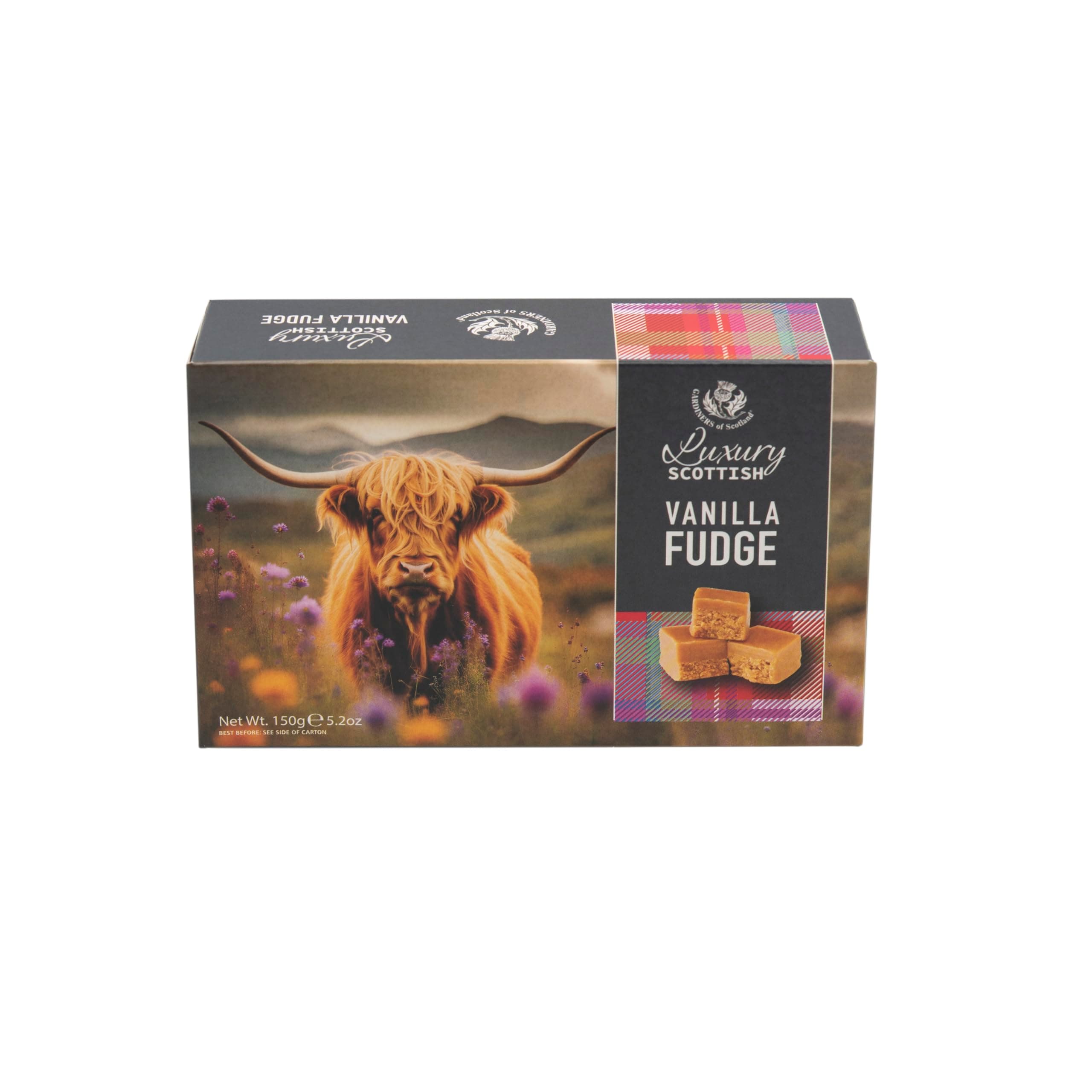 Gardiners of Scotland Vanilla Fudge Carton 150 g