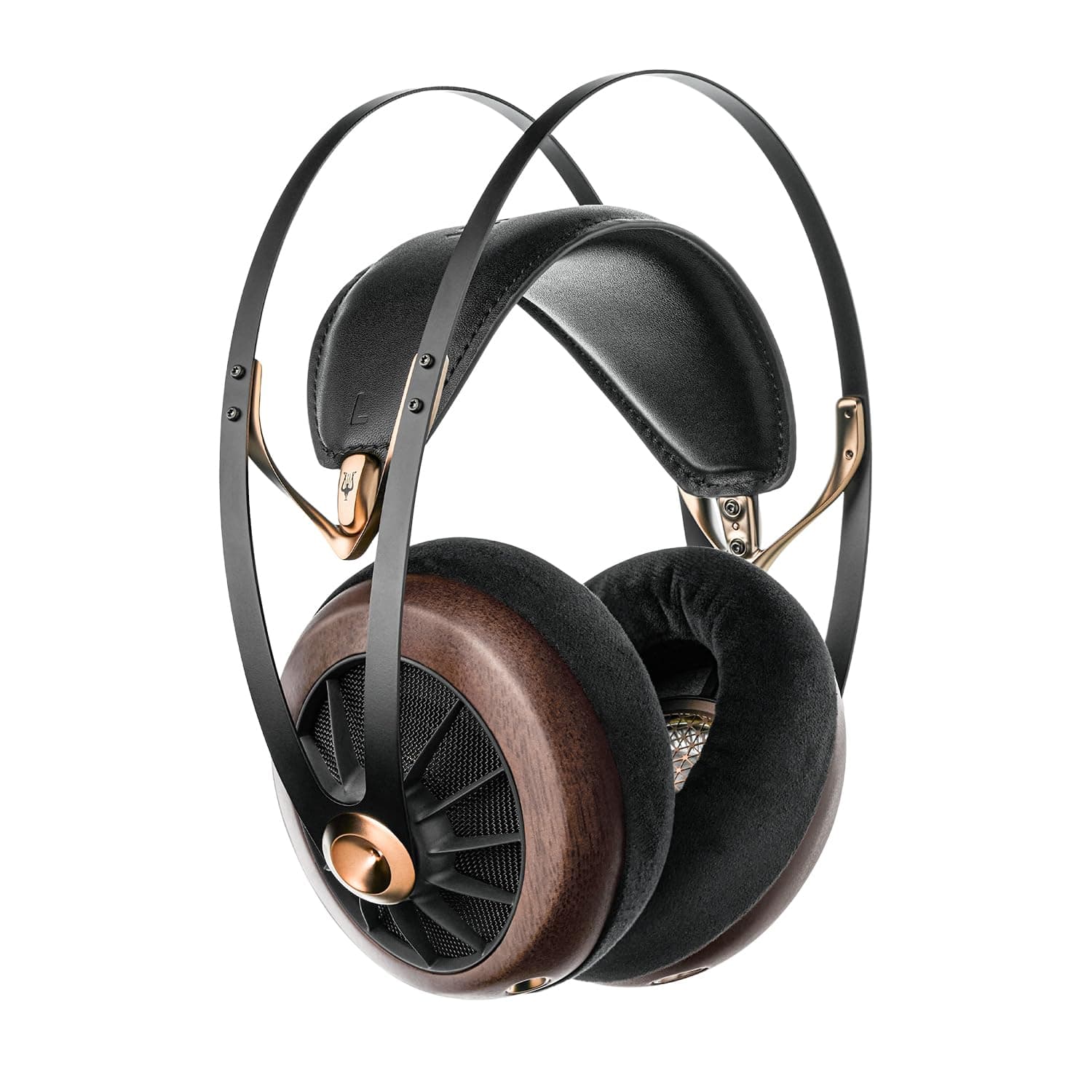 109 PRO | Wired Over-The-Ear Walnut Wood Audiophile Open-Back Headphones | 50mm Dynamic Drivers | Low Impedance 40 Ohms | Cables and Carrying Pouch Included | 2-Year Warranty