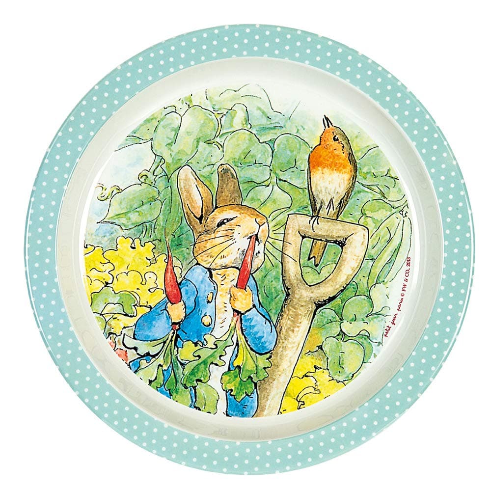 Petit Jour Peter Rabbit Green Melamine Plate