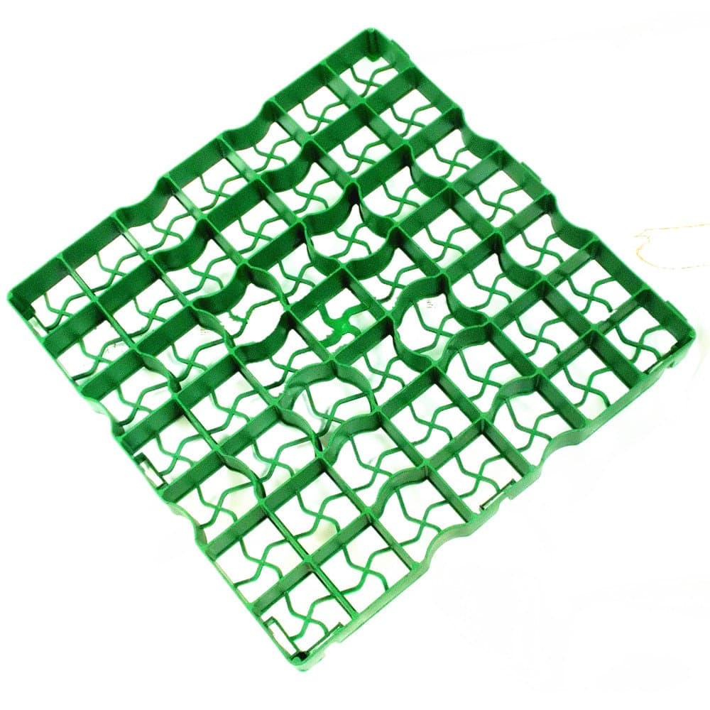 20 x Green Plastic Paving Driveway Grid Turf Grass Lawn Path Gravel Protector Drainage Mat (5 Square Meter)