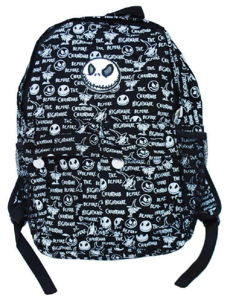 NIGHTMARE BEFORE CHRISTMAS Backpack Rucksack Bag Jack Skellington Witches