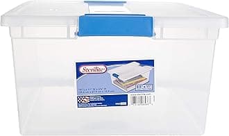 Deep Clip Storage Box-14"X11"X6.25" Clear