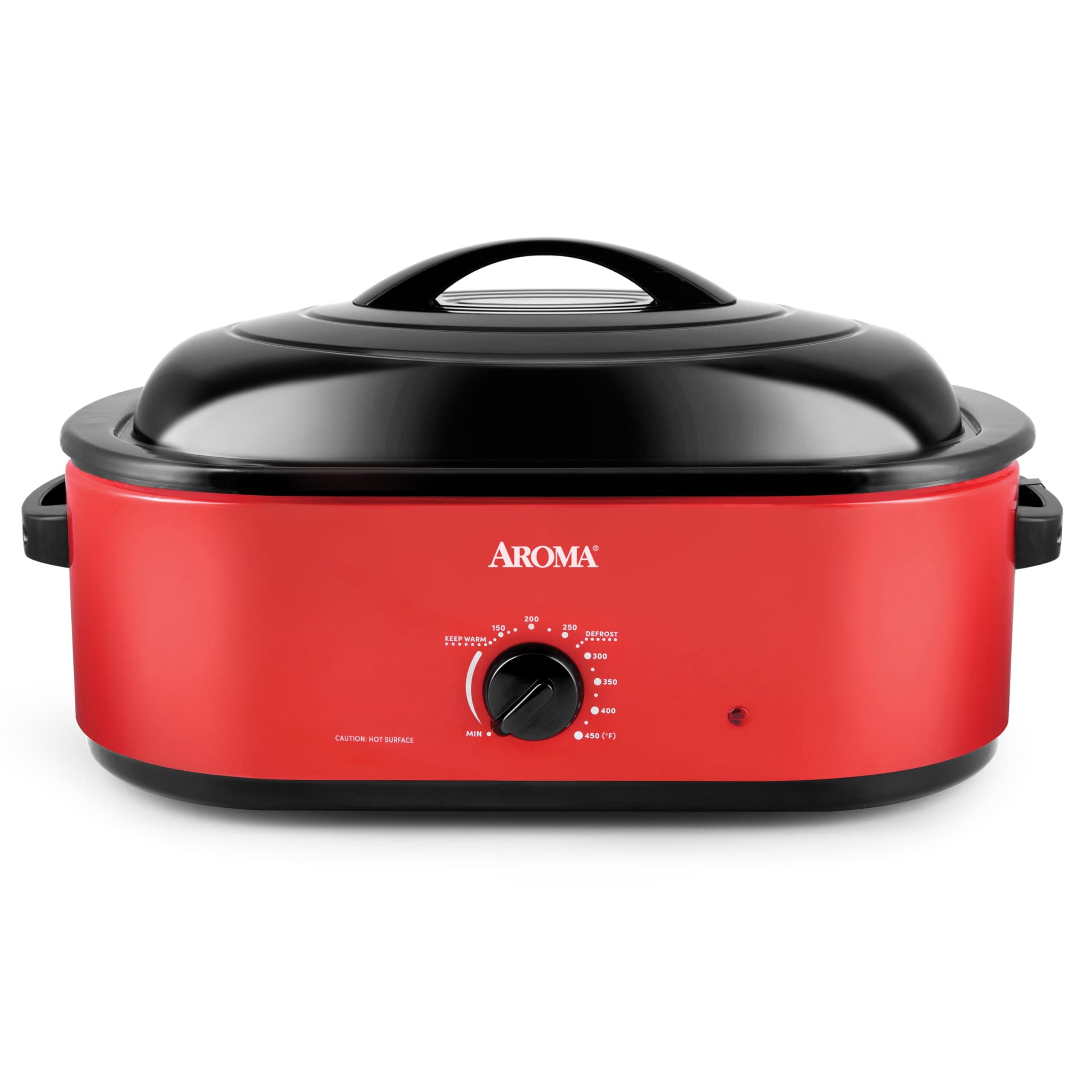 AROMA 18Qt. Roaster Oven (Red)
