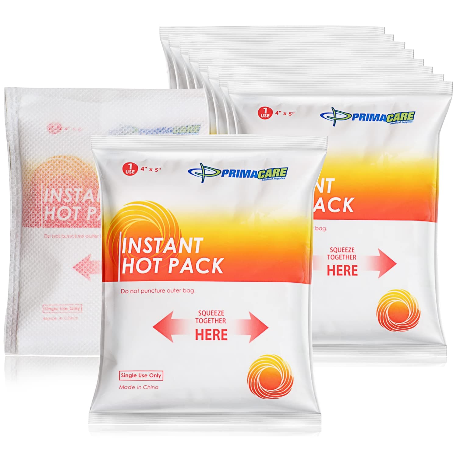 PHP-45 Instant Heat Pack for Emergency Heat Therapy, 4" x 5", Pack of 24