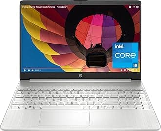 15 inch Laptop, FHD Display, 12th Generation Intel Core i5-1235U, 16 GB RAM, 512 GB SSD, Intel Iris Xe Graphics, Windows 11 Home, 15-dy5399nr (2023)