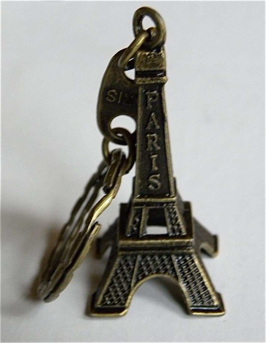 XYZ AFFAIRES Keyring Bronze Souvenir Paris Eiffel Tower