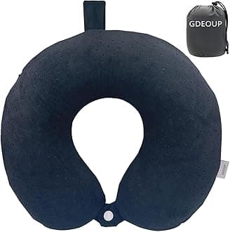 Travel Memory Foam Neck Pillow Support Pillow,Luxury Compact & Lightweight Quick Pack for Camping,Sleeping Rest Cushion