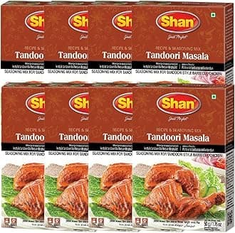 Shan Tandoori Masala,1.76 Oz 50 G,8 Pack