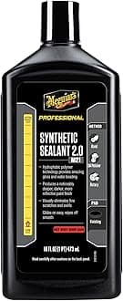Meguiar's Professional Synthetic Sealant 2.0 M2116, Premium Car Synthetic Sealant, Offers Long-Lasting Protection, Features Additional Gloss and Hydrophobic Properties for High Water Beading, 16 Oz