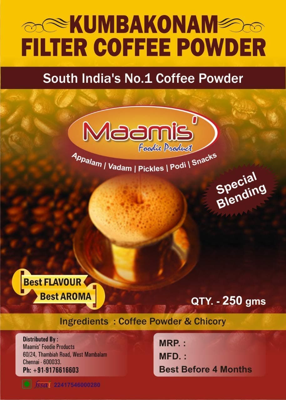 Jayendra Kumbakonam Filter Coffee Powder (250 Gms)