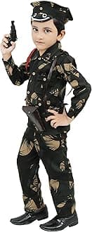 Chandrika Kids Army Costume Dress For Boys (7-8 Years)