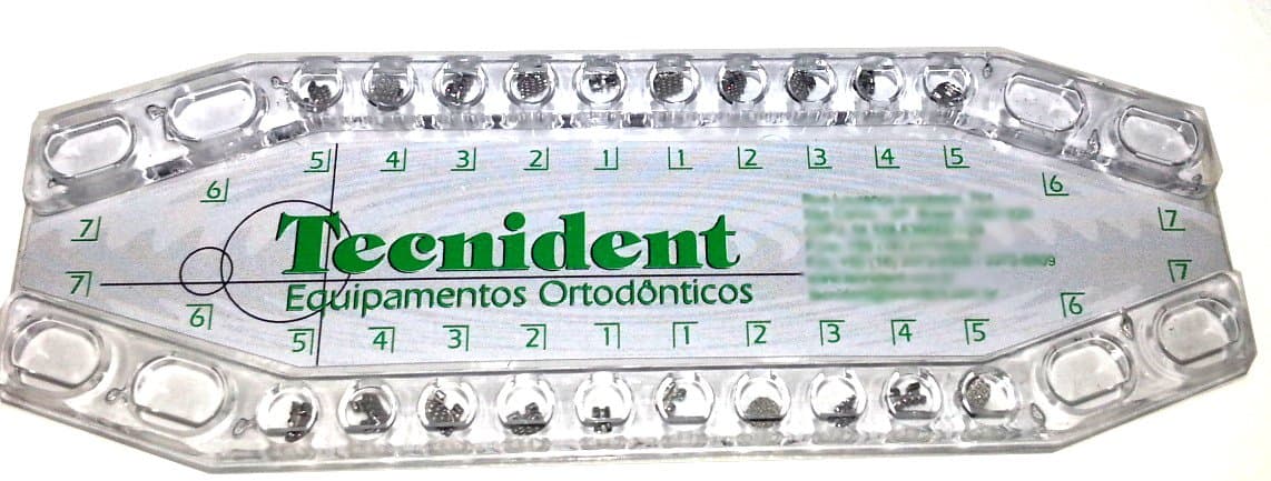 Dental Orthodontic Standard Roth Mesh Base 5x5 Bracket Set (.022)