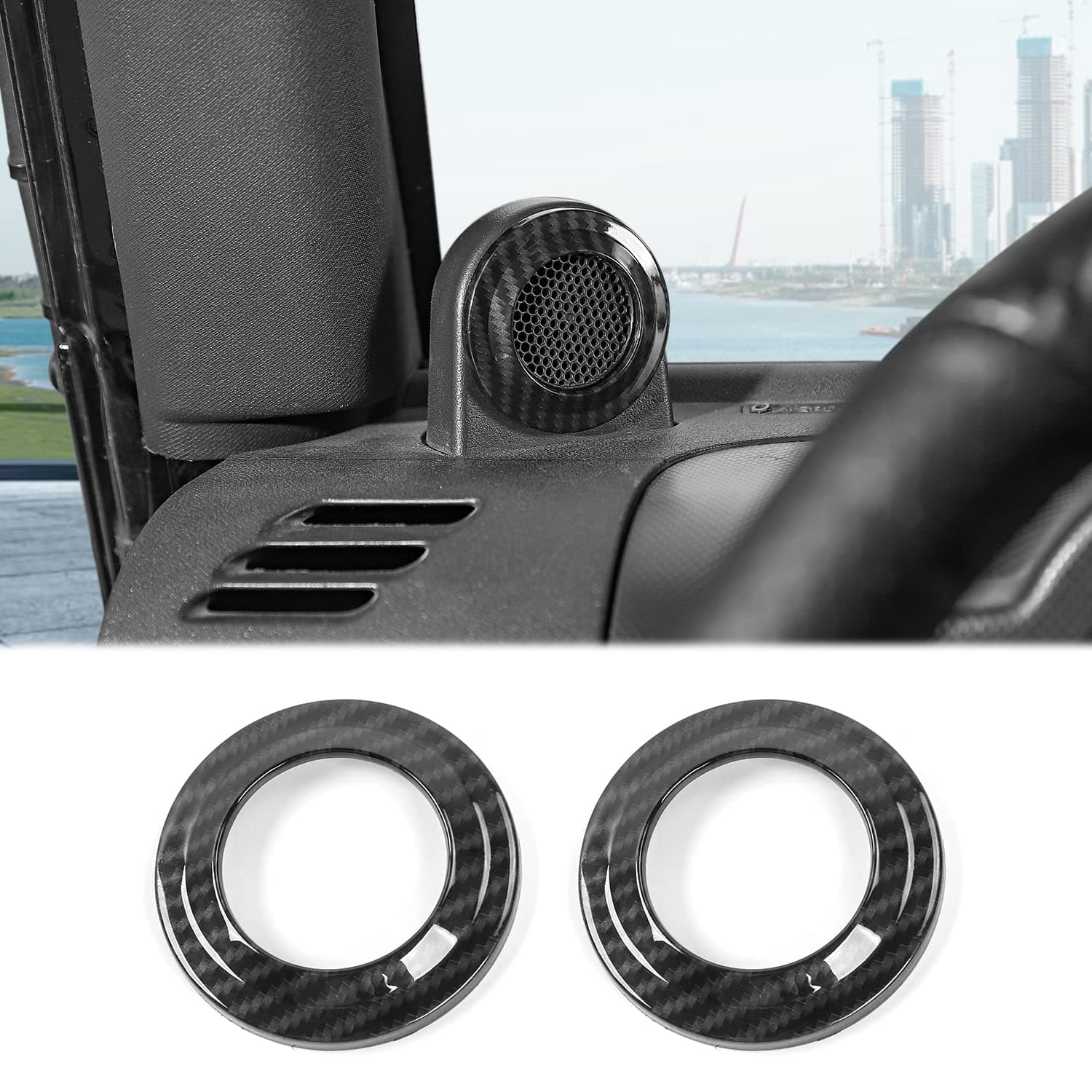 A-Pillar Speaker Player Audio Horn Trim Cover
