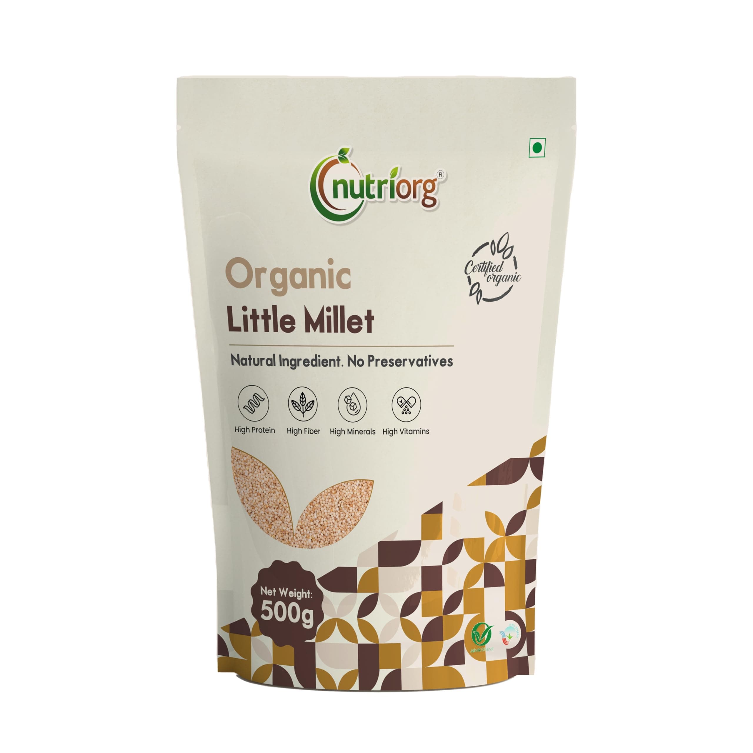 – Nutriorg Organic Little Millet 500G