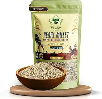Danodia Pearl Millet Bajra Whole Grain 950g | Sajje/Kambu/Pindi/Sajjalu/Bajri | Nutritious, Gluten Free, High Fiber, Non GMO, Heart-Healthy, Rich in Protein & Minerals – Ideal for Rotis & Porridge