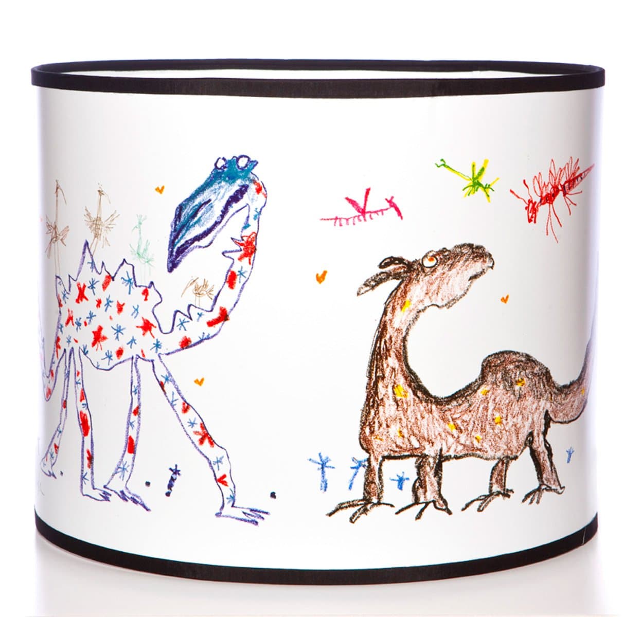 Quentin Blake Pendant Lampshade Featuring 'Frabjous Beasts' Illustrations from Quentin's Collection.