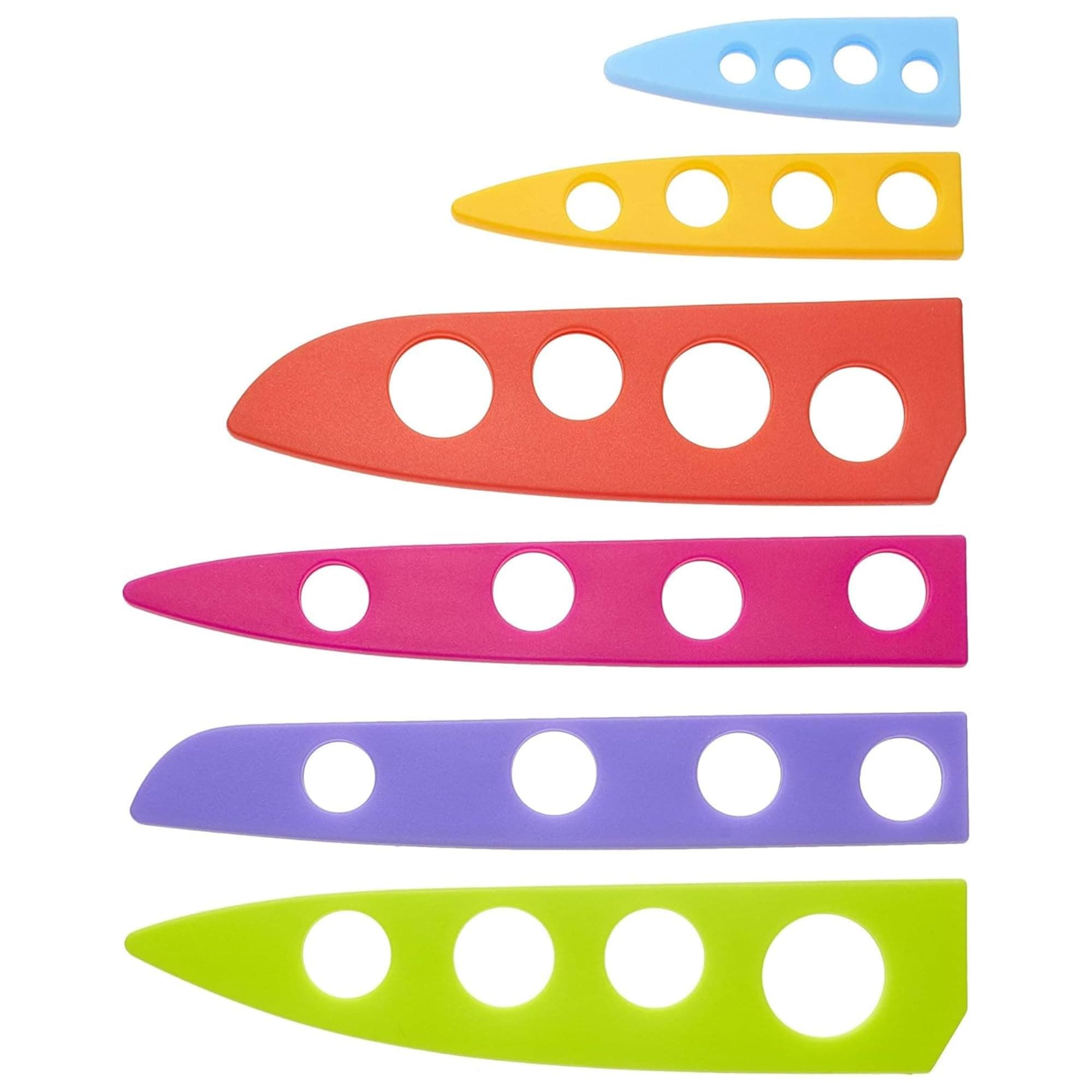 CHEF'S VISION Landscape Knife Blade Covers - Premium Kitchen Knife Guards - Protect your Knives With Stylish Knife Sheaths - Durable and Protective Knife Sleeves - Knives not Included