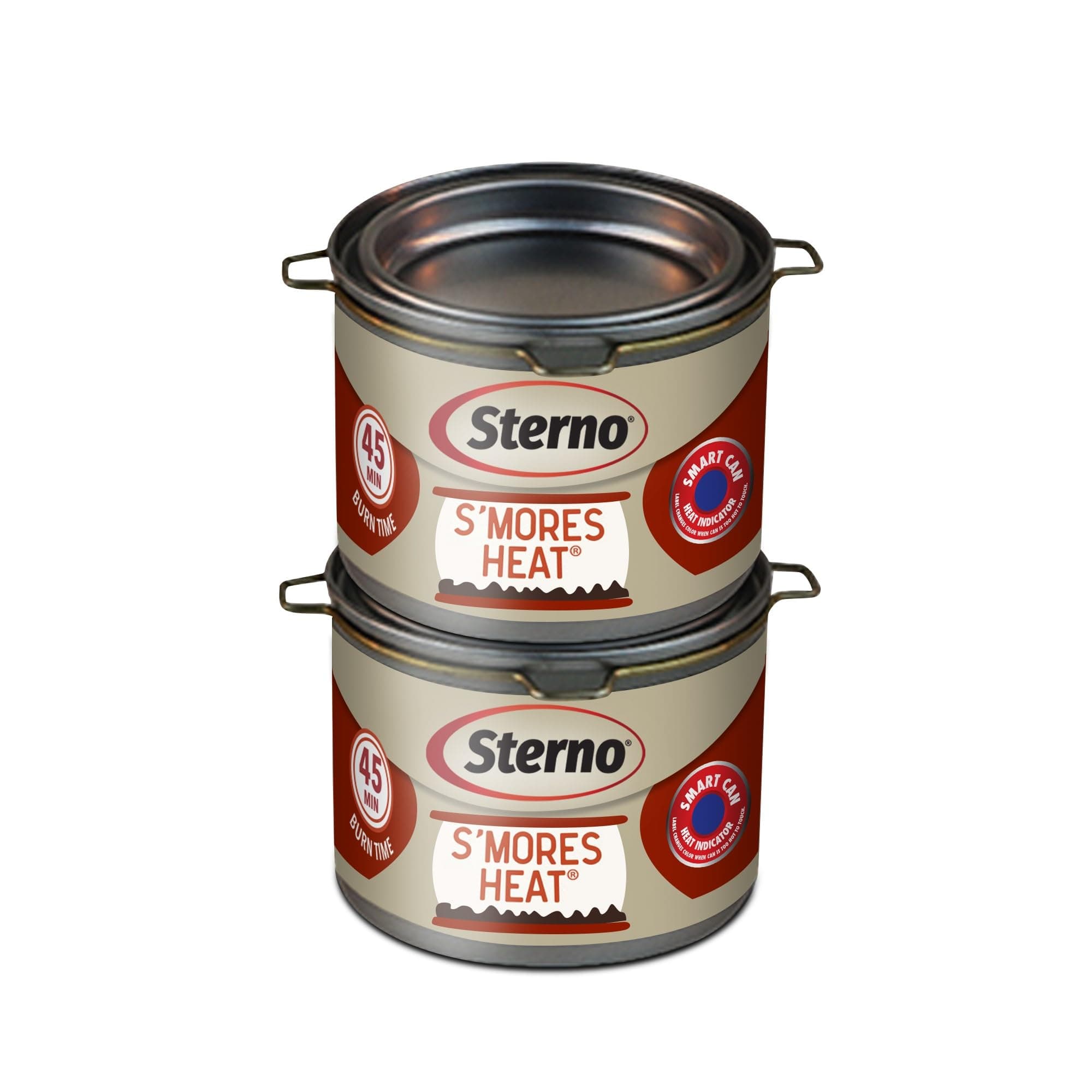 Sterno S'mores Heat Fuel Can (2 Pack) Silver