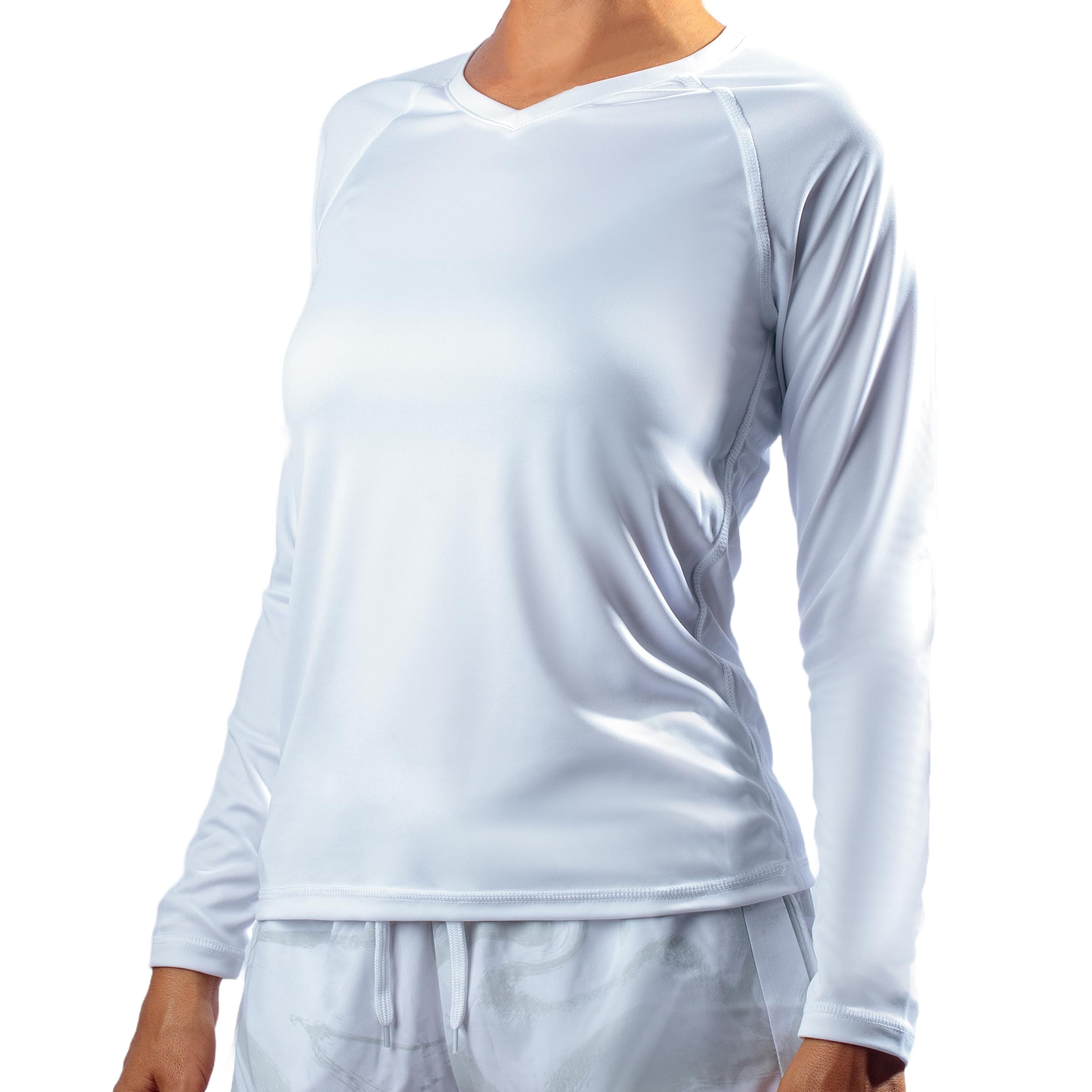 Women's UPF 50+ Long Sleeve Active Swim Tee & Workout Top
