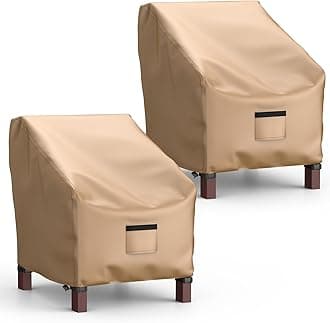 Mrrihand Patio Chair Covers Waterproof, Lounge Deep Seat Cover, Heavy Duty Outdoor Lawn Patio Furniture Covers (31" W x 33" D x 36" H - 2 Pack)