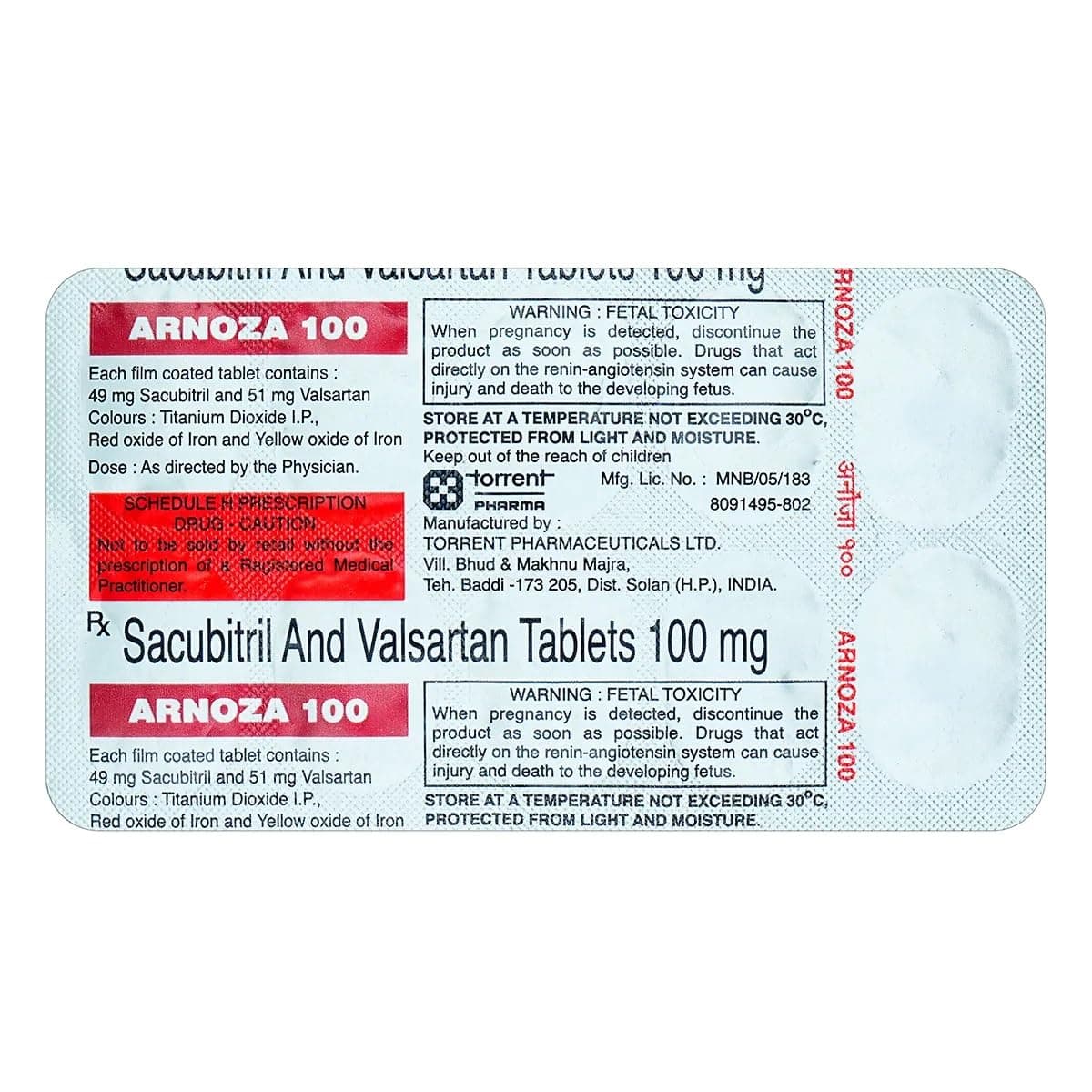 Arnoza 100 - Strip of 10 Tablet