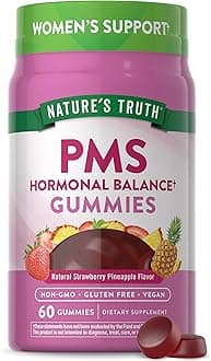 Nature's Truth PMS Hormonal Balance Support Gummies for Women | 60 Count | Vegan, Non-GMO & Gluten Free Supplement