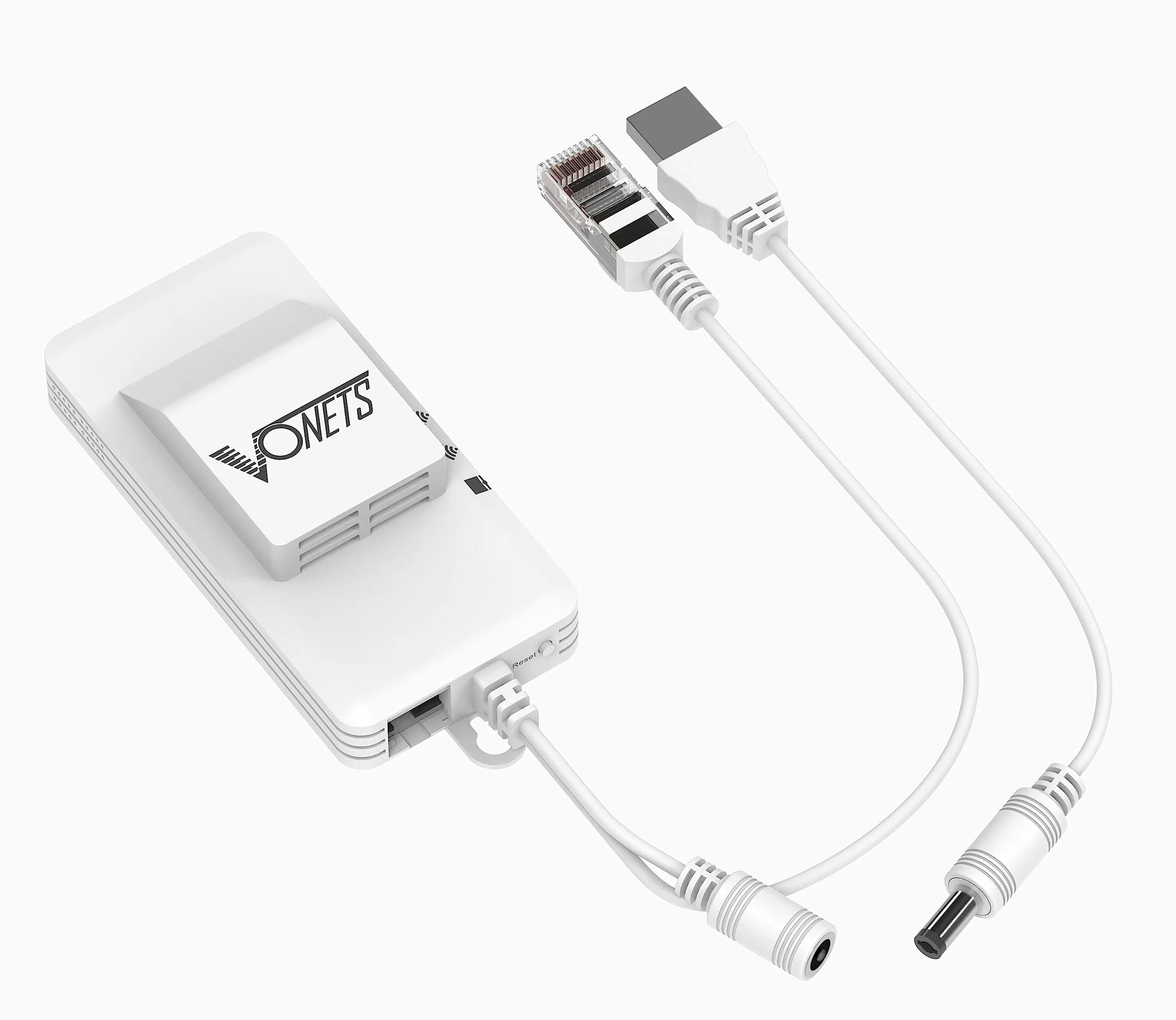 VAP11S-D232 2.4G+5G Mini Repeater/Wi-Fi Router/Serial Server 1200Mbps with RJ45 Ethernet Cable Good Partner for Security System, IP Device