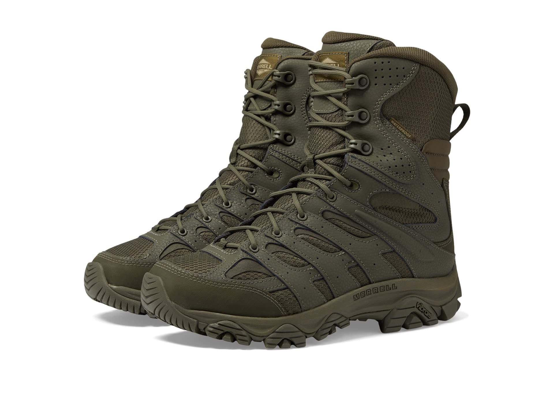 Merrell Men's Moab 3 Tactical 8" Zip Waterproof Military Boot