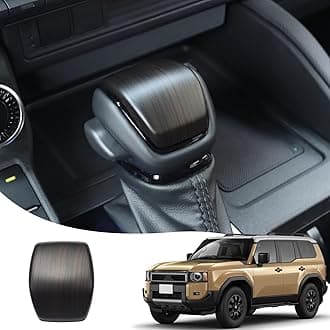 Gear Lever Sticker Modification Suitable for 2024 2025 2026 Toyota Land Cruiser 250 Prado LC250 Operation Lever Decorative Sticker Interior Upgrade Accessories (Wood Grain Style)