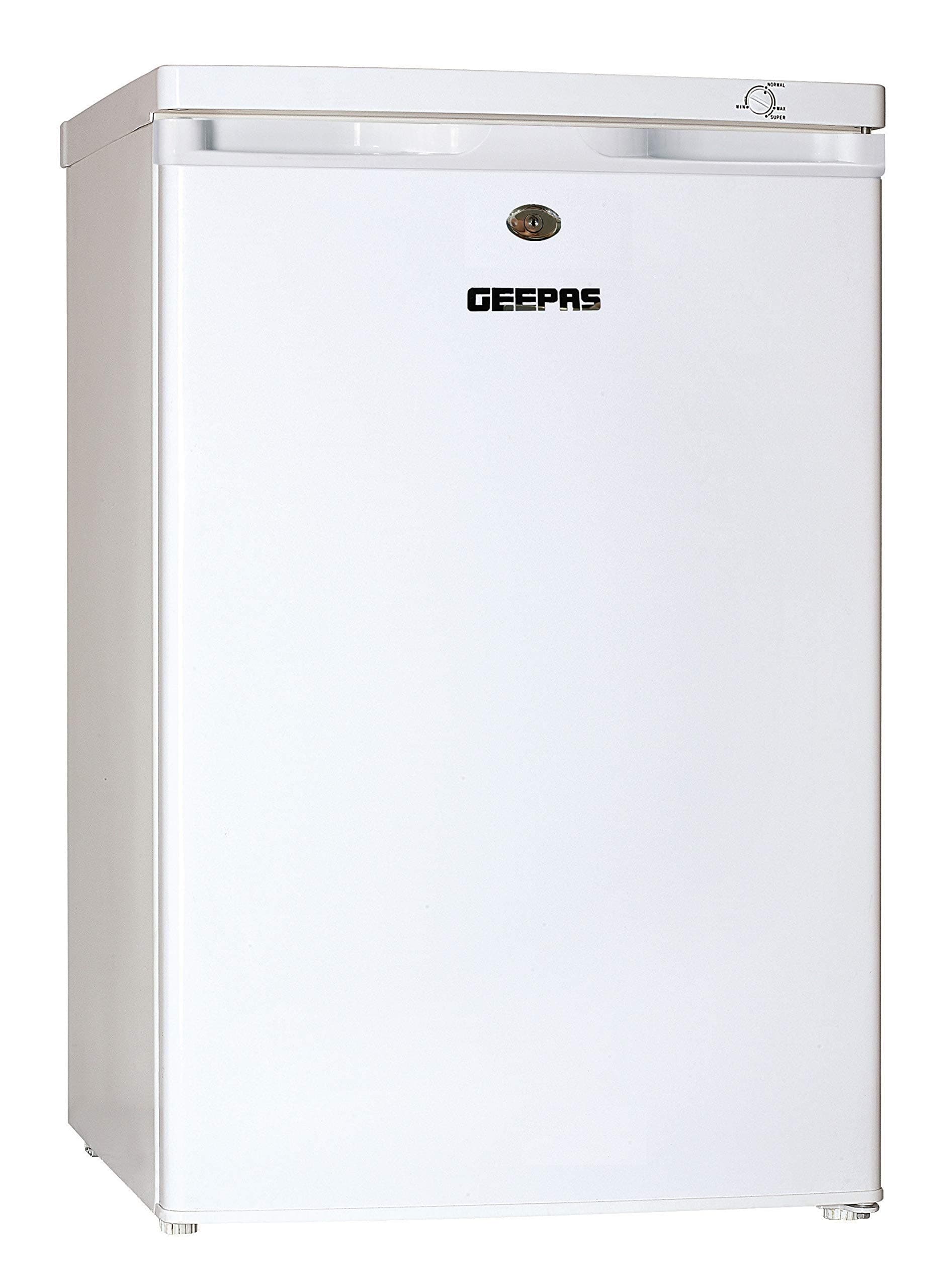 Geepas 120L Upright Freezer, GRFU1206