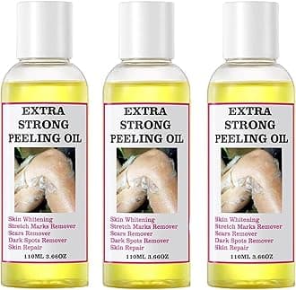 Yellow Peeling Oil,Skin Peeling Exfoliator,Skin Peeling Oil For Skin Lightening, Peeling Oil For Skin Brightening Moisturizing,Peeling Solution Exfoliatings Dark Skin For Body Lightening Bleaching