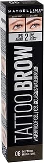 New York Tattoo Brow Waterproof Eyebrow Gel No. 06 Deep Brown 5ml