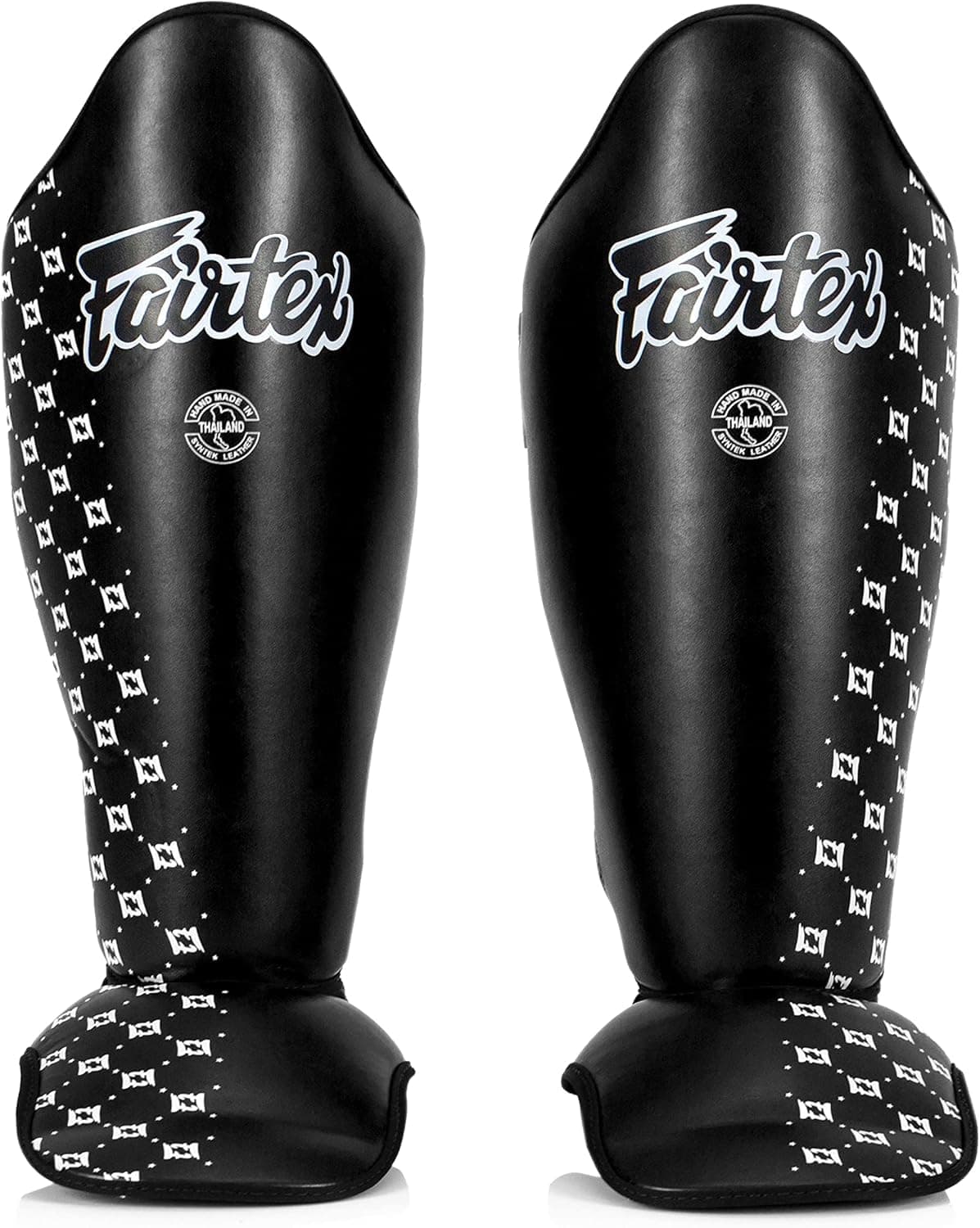 Fairtex Competition Muay Thai Shin Guards, SP5 - Black, Blue