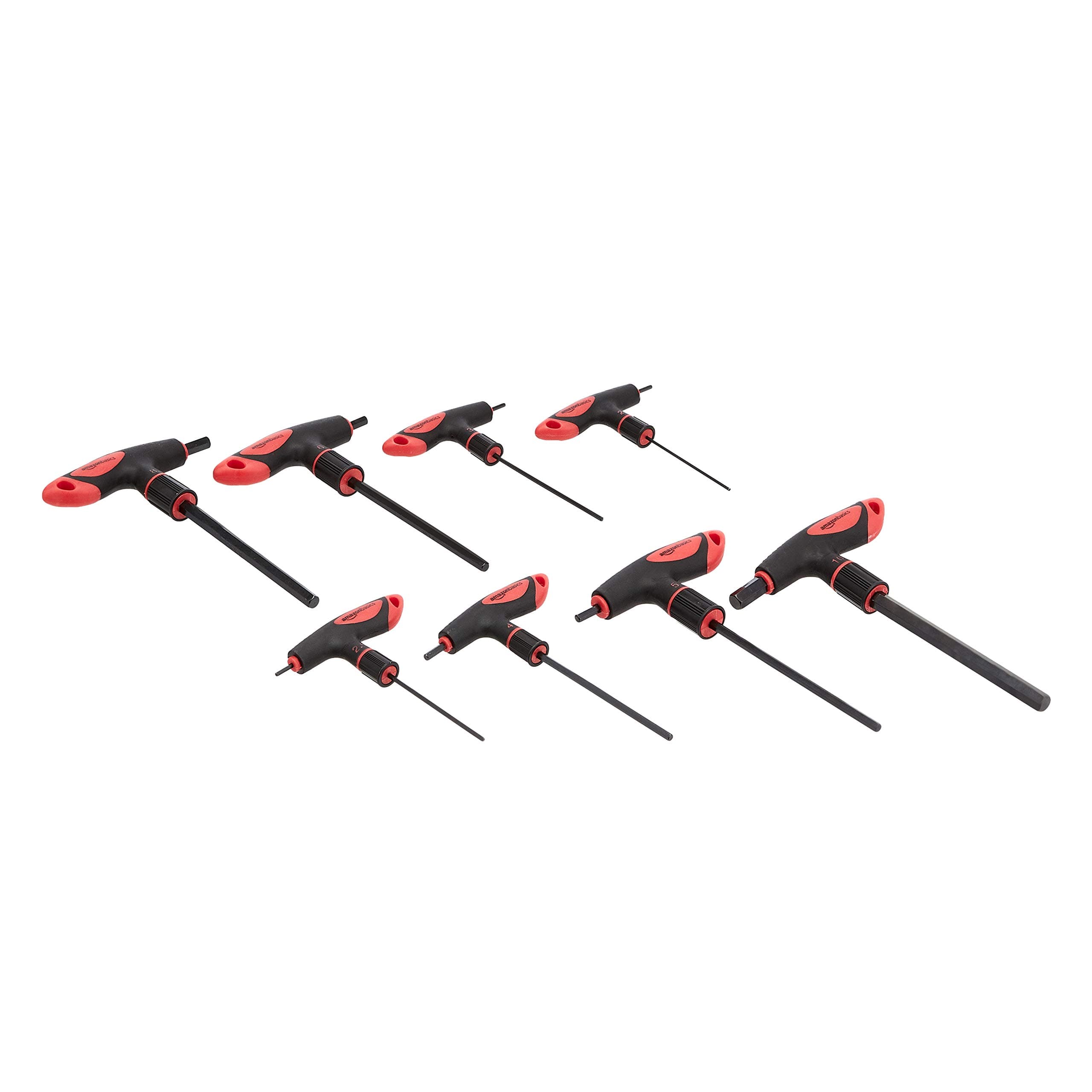 Amazonbasics 8-Piece T-Handle Hex Key Set - 2 -10 mm