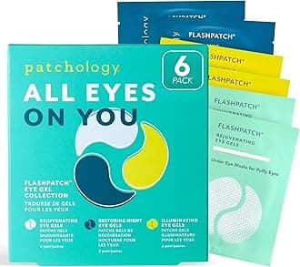 Patchology FlashPatch Eye Gels - All Eyes On You Eye Perfecting Trio Kit: Rejuvenating, Illuminating, Restoring 6pairs