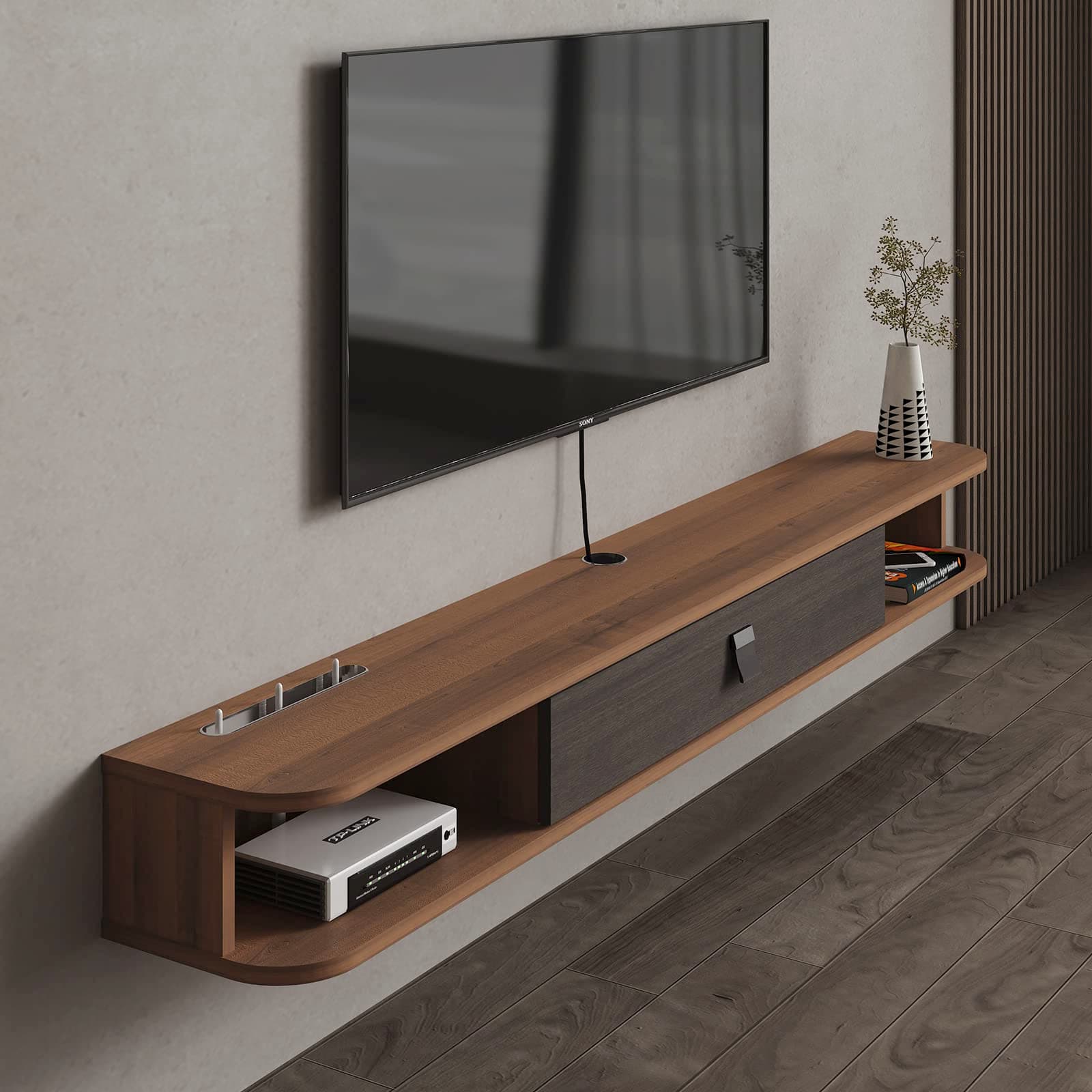 floating tv stand