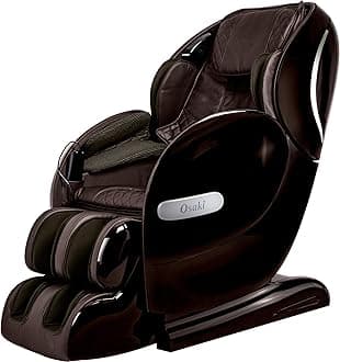 Osaki Zero Gravity 3D L-Track Chair with Space Saving Bluetooth Connection for Speaker 9 Unique Auto-Programs 4 Massage Styles OS-Monarch, One Size Fits All, Polyurethane, Brown