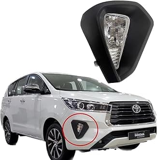 K D Front Bumper/Corner Light for Toyota Innova Crysta Type 2 New Model (Right/Driver Side) With Bezzel