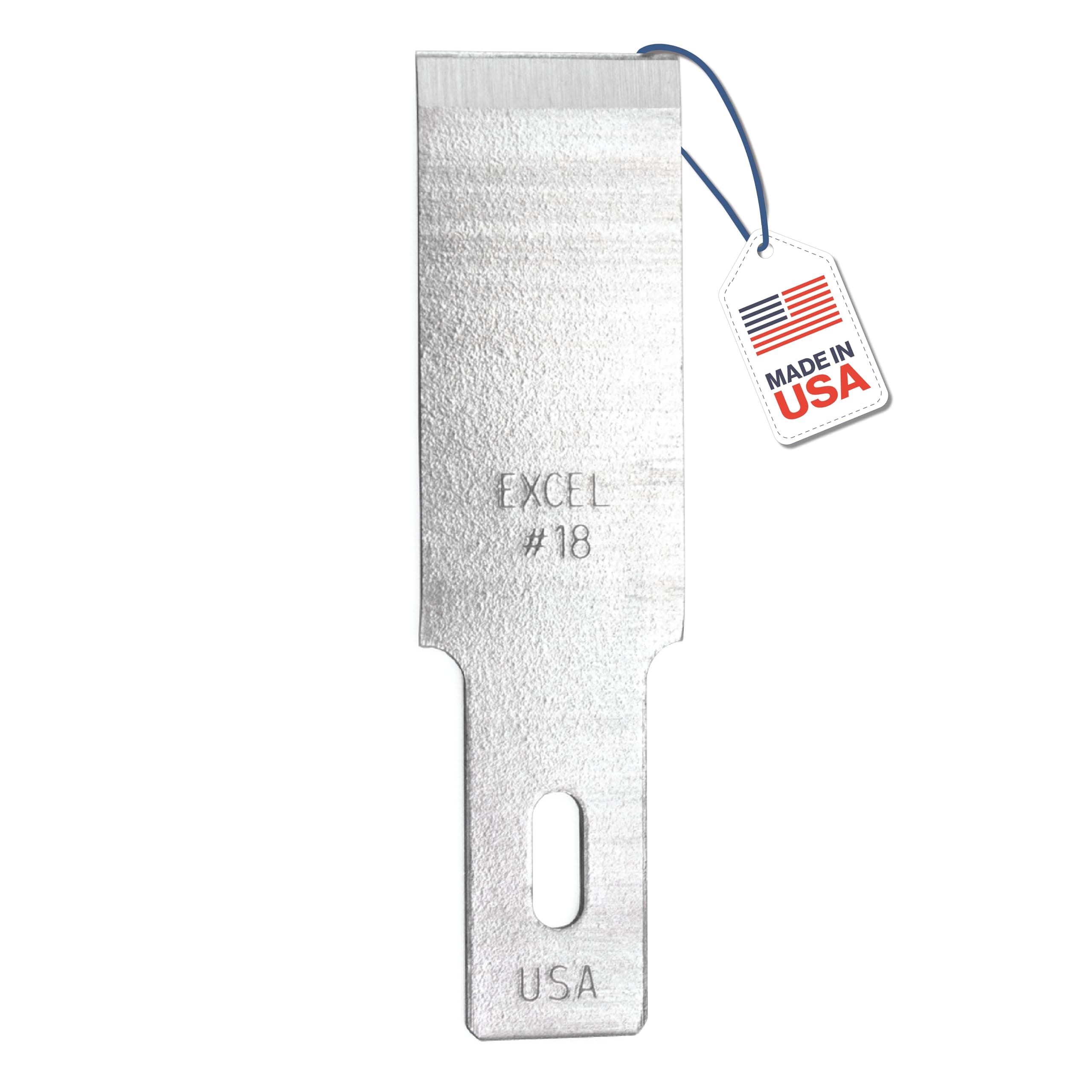 #18 Heavy Duty Wood Chisel Replacement Blades, 1/2 Inch - Pack of 50