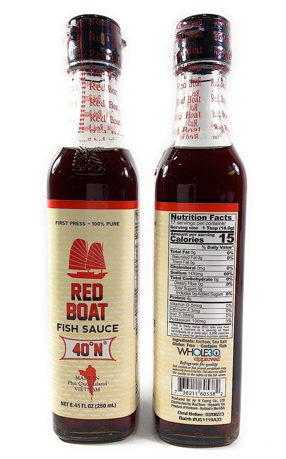 Red BoatFish Sauce 250 ml (Pack of 6)