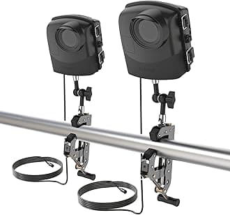 Brinno BCC2000 Plus Construction Security Cameras | Includes: Full HD TLC2000 Time Lapse Camera, 32-ft Extender Kit, Clamp Mount & Waterproof Case | 1-Year Battery (2-Pack)