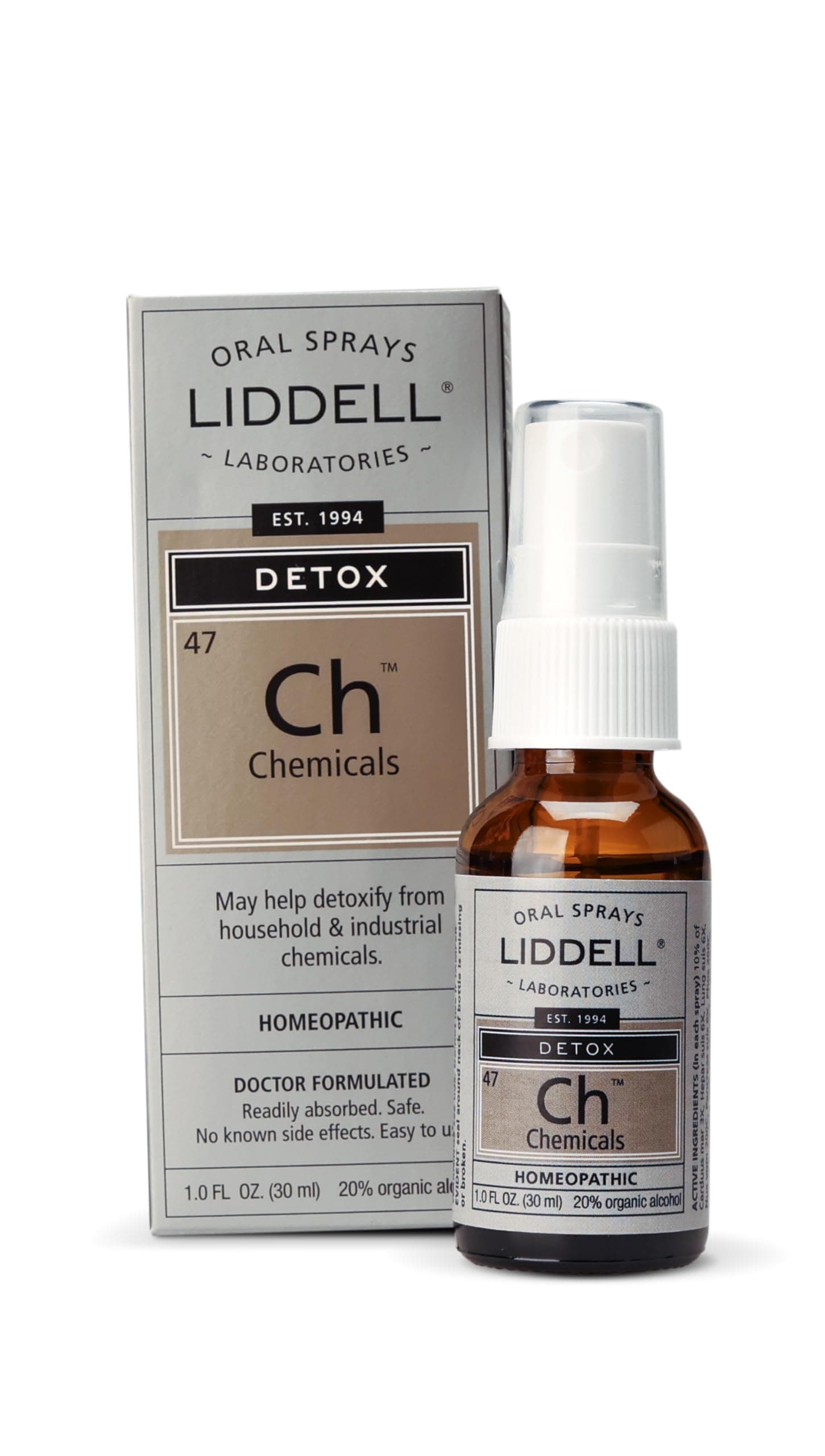 Liddell Laboratories Chemicals Detox Spray, 1 Oz