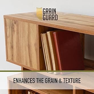 GRAIN GUARD Wood Stain | Light Oak | Water Based & Low Odour | Easy Application | Quick Drying | 5 Litre